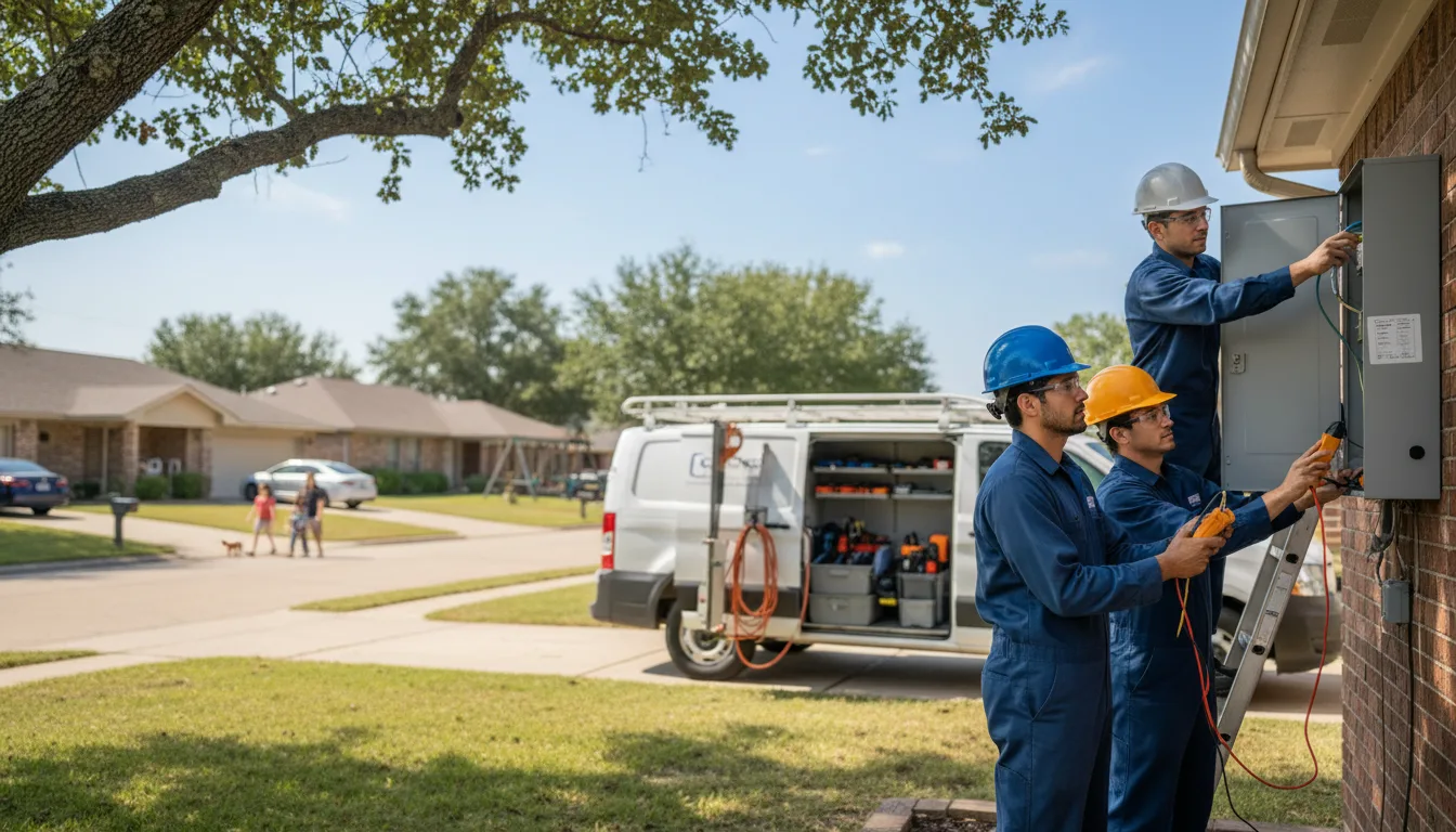Certified electrician providing emergency electrical services in Hollywood, SC
